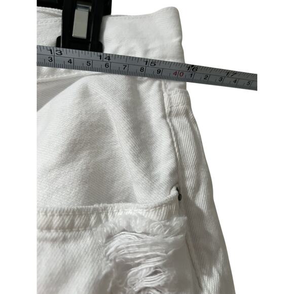 FRAME Women The Relaxed Straight Cotton Jeans White Size 30 A003088 - Picture 5 of 9